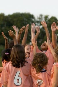Softball Teamwork