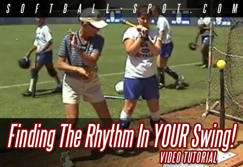 finding the rhythm in your swing SOFTBALL VIDEO TUTORIAL