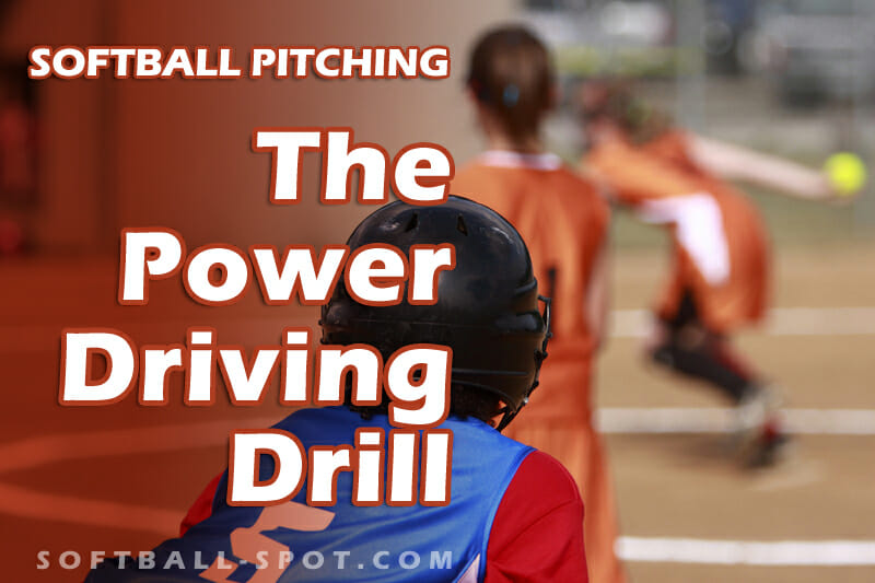 softball pitching power driving drill